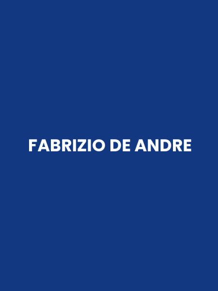 FABRIZIO DE ANDRE