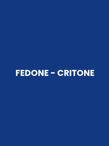 FEDONE - CRITONE