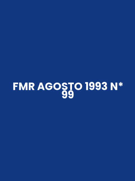 FMR AGOSTO 1993 N* 99