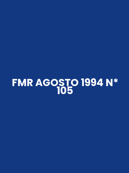 FMR AGOSTO 1994 N* 105