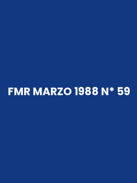 FMR MARZO 1988 N* 59