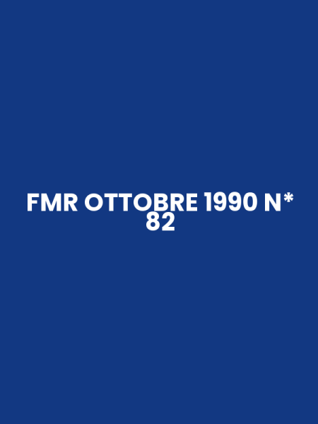 FMR OTTOBRE 1990 N* 82