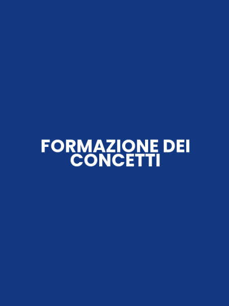 FORMAZIONE DEI CONCETTI