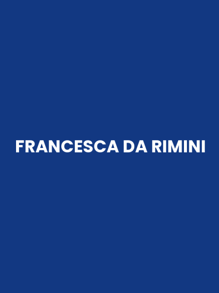 FRANCESCA DA RIMINI
