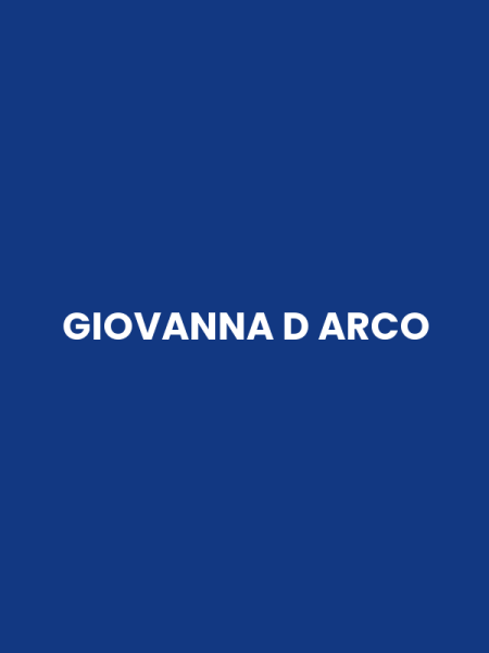 GIOVANNA D ARCO