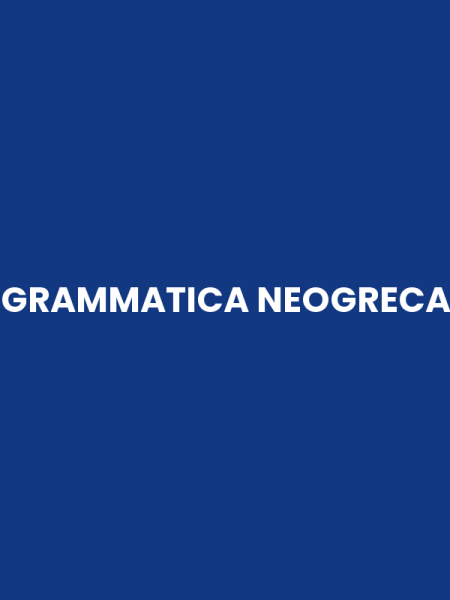 GRAMMATICA NEOGRECA