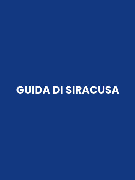 GUIDA DI SIRACUSA