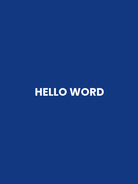 HELLO WORD