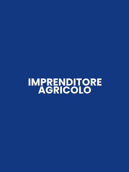 IMPRENDITORE AGRICOLO