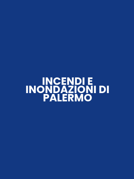 INCENDI E INONDAZIONI DI PALERMO