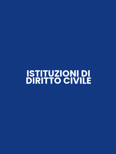 ISTITUZIONI DI DIRITTO CIVILE