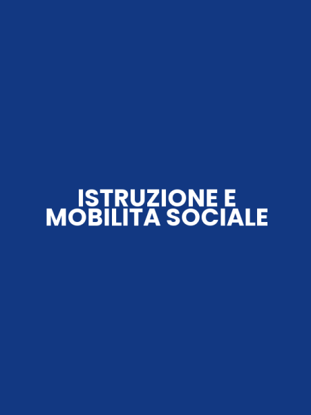 ISTRUZIONE E MOBILITA SOCIALE
