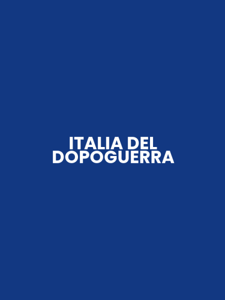 ITALIA DEL DOPOGUERRA