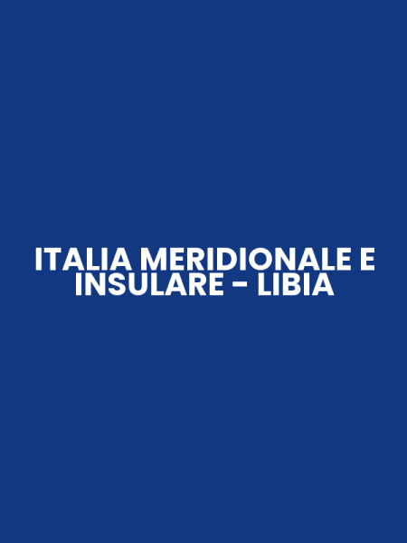 ITALIA MERIDIONALE E INSULARE - LIBIA