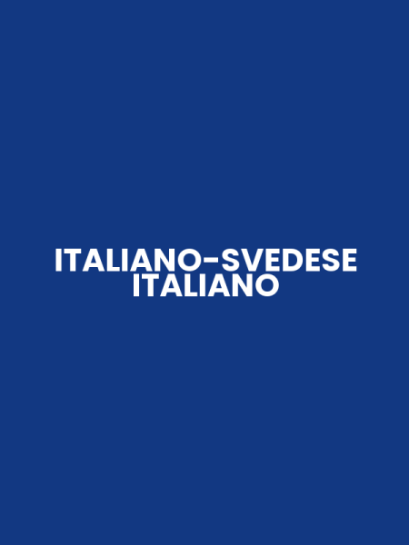 ITALIANO-SVEDESE ITALIANO