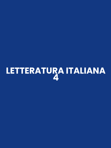 LETTERATURA ITALIANA 4