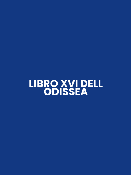 LIBRO XVI DELL ODISSEA