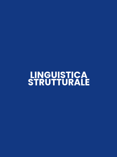 LINGUISTICA STRUTTURALE