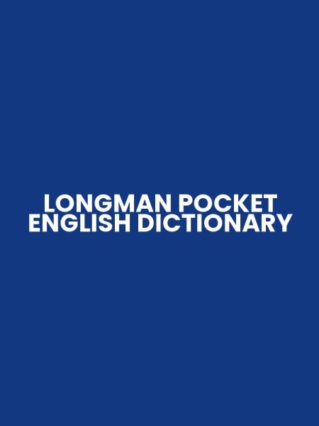 LONGMAN POCKET ENGLISH DICTIONARY