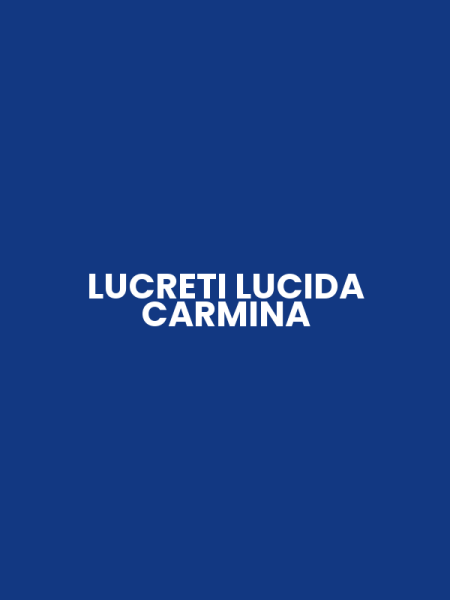 LUCRETI LUCIDA CARMINA