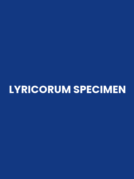 LYRICORUM SPECIMEN
