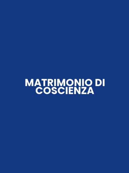 MATRIMONIO DI COSCIENZA