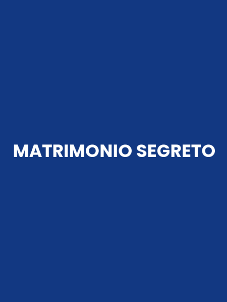 MATRIMONIO SEGRETO