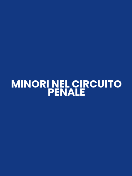 MINORI NEL CIRCUITO PENALE