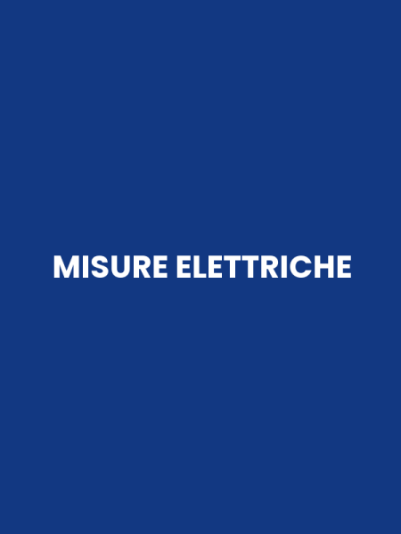 MISURE ELETTRICHE