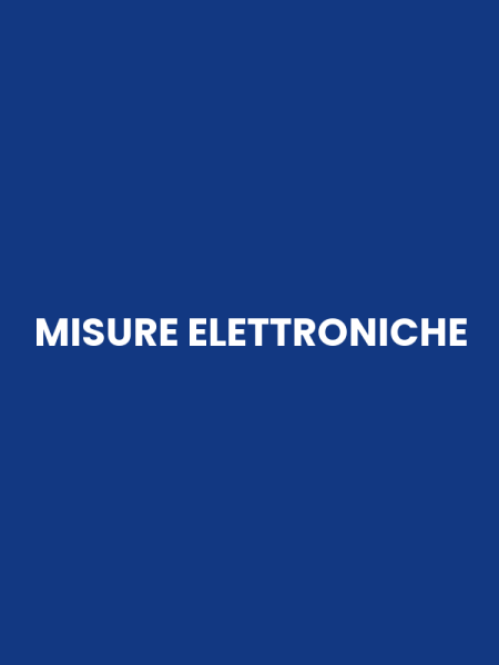 MISURE ELETTRONICHE