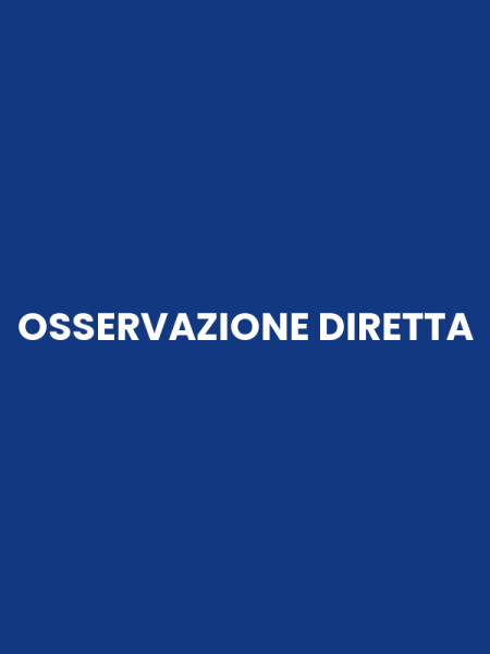 OSSERVAZIONE DIRETTA