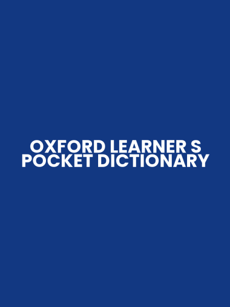OXFORD LEARNER S POCKET DICTIONARY