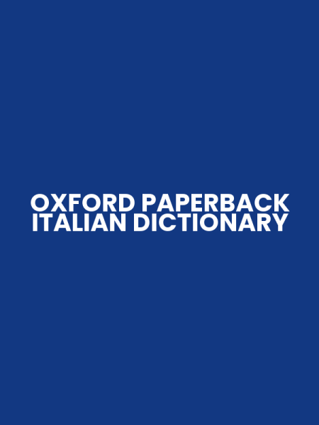 OXFORD PAPERBACK ITALIAN DICTIONARY