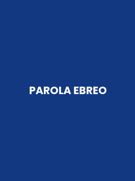 PAROLA EBREO