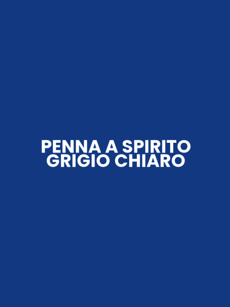 PENNA A SPIRITO GRIGIO CHIARO