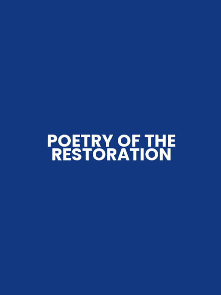 POETRY OF THE RESTORATION