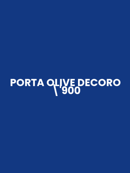 PORTA OLIVE DECORO '900