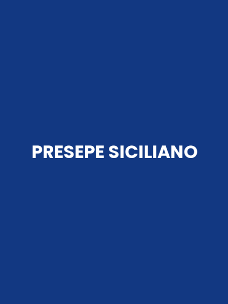 PRESEPE SICILIANO