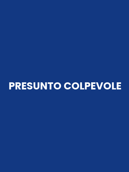 PRESUNTO COLPEVOLE