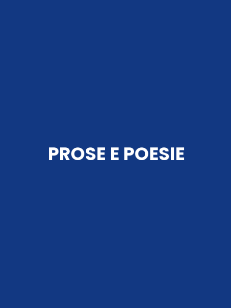 PROSE E POESIE