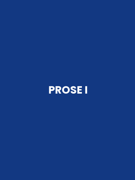 PROSE I