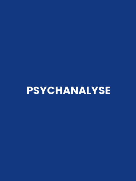 PSYCHANALYSE
