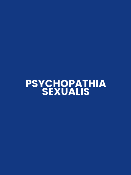 PSYCHOPATHIA SEXUALIS