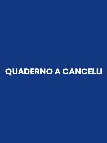 QUADERNO A CANCELLI