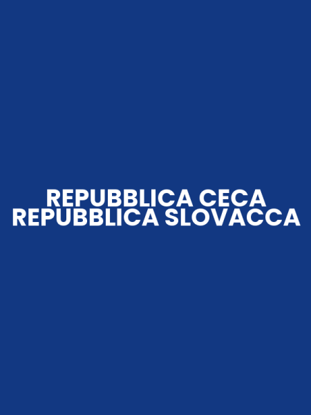 REPUBBLICA CECA REPUBBLICA SLOVACCA