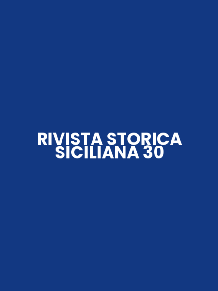 RIVISTA STORICA SICILIANA 30