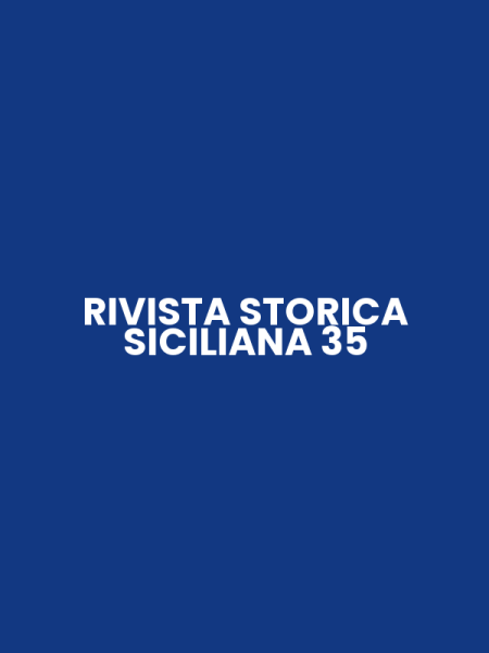 RIVISTA STORICA SICILIANA 35