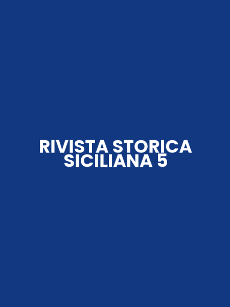 RIVISTA STORICA SICILIANA 5