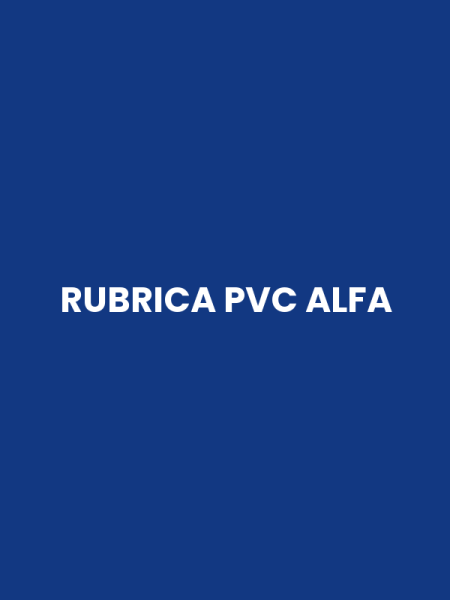 RUBRICA PVC ALFA