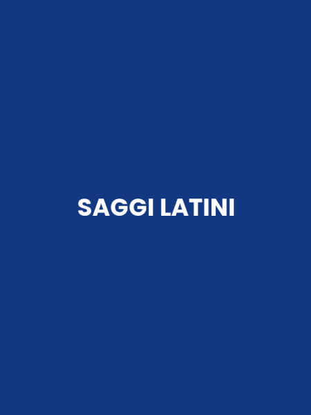 SAGGI LATINI